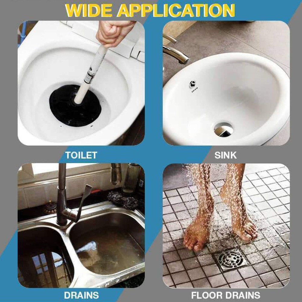 Drain Snake Flexible - Desentupidor de esgotos profissional com alimentação