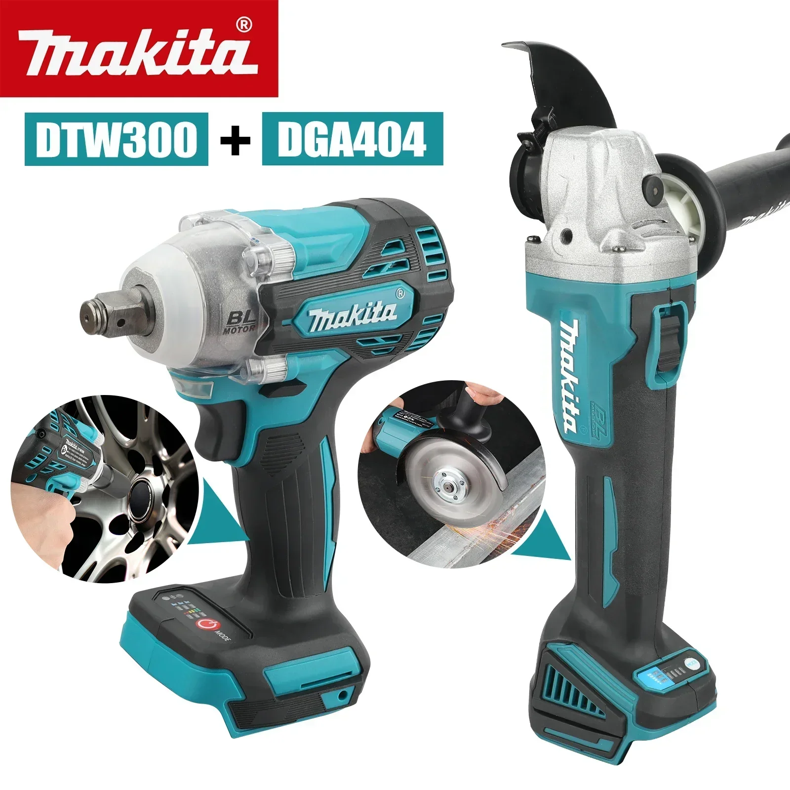 Makita DTW300 ou DGA404 Combo: - Makita Drill Dtw300 avaliação e preço